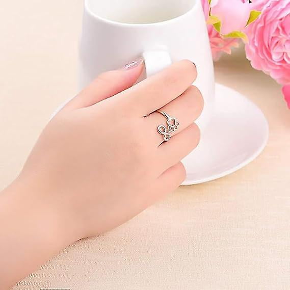 Anillo de huella de gato new arrivals