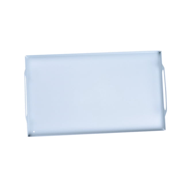 Bandeja de servicio rectangular de metal Plato de refrigerio de hierro Base de florero de color sólido Placa de colección de cosméticos sidaley JJ19978-06