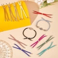 thumbnail image 2 of 12Pcs 12 Colors Nylon Twist Cord Bracelet Making Sets 9 inch(22.8cm) Slider Bracelets Nylon Cord Chain Link Bracelet with Brass Findings Adjustable Bracelet Chains for Jewelry Making, 2 of 6