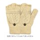 thumbnail image 4 of Sonducket 1 par de guantes abotonados con cubierta para el pulgar Manoplas Estilo cabrio Diseño cuidadoso con tapa Accesorios de invierno guantes y mitones beige Sonducket AP009707-12B, 4 of 6