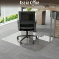 thumbnail image 6 of Anyrose 34"x46" Tempered Glass Office Chair Mat, 6 of 7