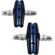 thumbnail image 1 of pares de frenos de bicicleta, frenos de bicicleta, pinzas, frenos tipo V, pastillas de freno VTC para bicicleta de montaña, pastillas de freno para bicicleta con tuercas, azul, 1 of 5