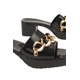 thumbnail image 3 of Zapatilla Sandalia de Tacon ancho Casual para Dama Hanna MX  List Black, 3 of 4