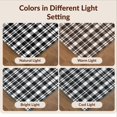 thumbnail image 7 of Design&I 8'x10' Washable Area Rug Classic Grid Plaid Black White Checkered Geometric Border Design for Dining Room, Large Office, Lounge, Snag-Free, 7 of 7