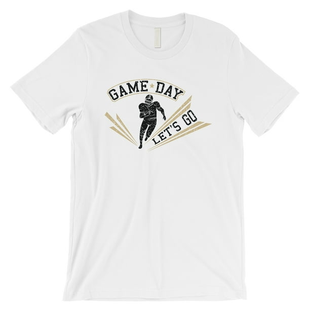 GAME for New Orleans Tshirt Mens White Funny Football Tee Shirt - Walmart.com