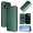 Green, variant on For Xiaomi Mi 11 Carbon Fiber Texture Horizontal Flip TPU + PC + PU Leather Case with Card Slot