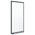 "Quartet Classic Large Whiteboards, Total Erase DryErase Board, 96"" x 48"", Black Aluminum