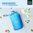 thumbnail image 7 of THE GYM KEG Blue Lagoon Sports Water Bottle Half Gallon - Carry Handle, Big Water Jug for Sport, Ecofriendly, Leakproof, 7 of 7