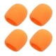 thumbnail image 1 of Uxcell 4pcs Fundas de Espuma para Micrófono, 40mm (1.57") ID 10mm (0.39") Grosor Funda de Espuma para Micrófono para la Mayoría de Micrófonos de Mano, Naranja, 1 of 6