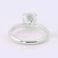 thumbnail image 4 of solitaire jewels 2CT Cushion Moissanit Solitaire Engagement Ring For Women, 18K White Gold, 4 of 7