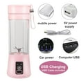 thumbnail image 7 of Fruit Blender USB Rechargeable Portable Mini Juicer Electric Juicer Bottle 380ML, 7 of 7