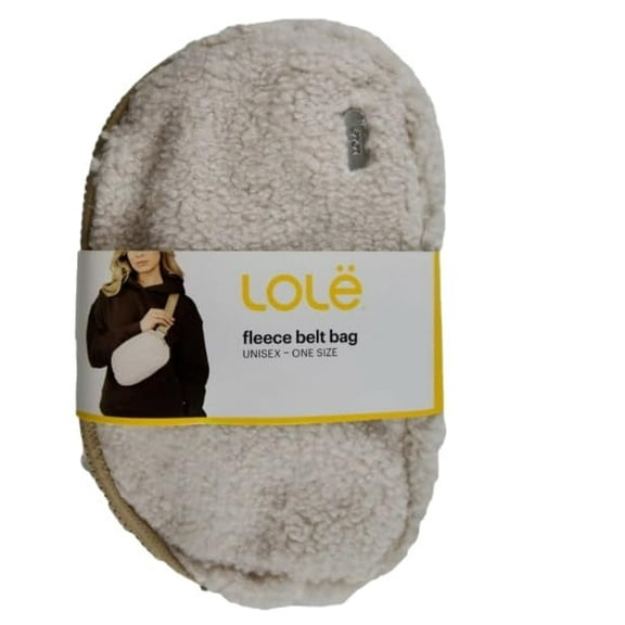 LOLË Convertible Belt Bag, Cross Body Design, Unisex, Black or Tan (Tan)