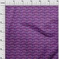 thumbnail image 2 of oneOone Georgette Viscose Fabric Fish Block Fabric Prints By Yard 42 Inch Wide, 2 of 4