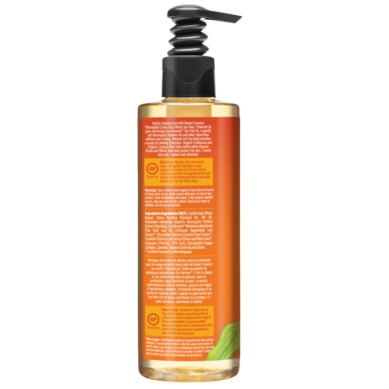 Desert Essence, Face Wash, 8.5 fl oz, Sea Kelp with Organic