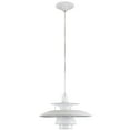 thumbnail image 5 of Modway Cloak Aluminum Pendant Chandelier with One Bulb in White, 5 of 5