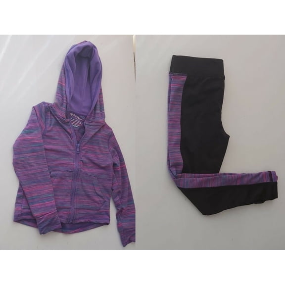 Chili Peppers Girls Outfit Set Size 4T Black/Space Dye