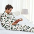 thumbnail image 6 of Hirioo Camping Caravan 2 for Men's Pajama Sets 2 Piece Pjs Men's Long-Sleeved Pajama Set Button Down Sleepwear,S-XXL-X-Large, 6 of 7