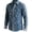 Blue, variant on Button Down Shirts Mens Long Sleeve Floral Shirts Dress Shirts Wedding Party Holiday Shirt