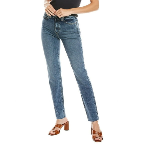 LE JEAN womens Lara Willow Wash High-Rise Slim Jean, 23, Blue