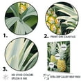 thumbnail image 3 of Designart "Juicy Delights Of A Sweet Pineapple IV" Pineapples Canvas Art Print, 3 of 7