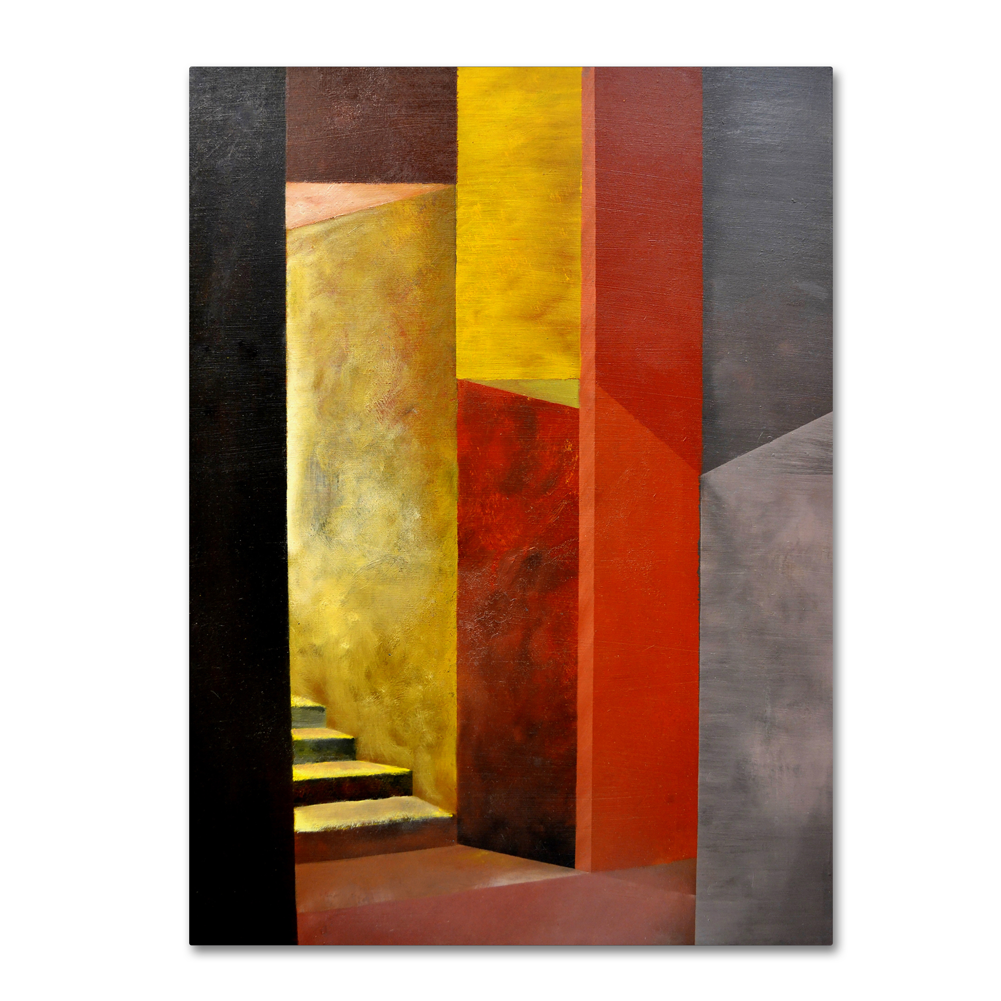 Trademark Fine Art "Mystery Stairway" Canvas Art by Michelle Calkins