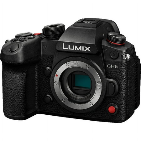 Panasonic - LUMIX GH6 Mirrorless Camera (Body Only) - Black