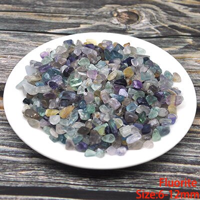 Piedras y cristales de ágata de Color Natural, grava, pequeña piedra caída, decoración de tanque, energía curativa, piedras preciosas, decoración de acuario para el hogar Tan Jianjun unisex