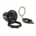 thumbnail image 4 of QC3.0 Quick charge Energy saving time saving Voltage Meter Voltmeter Display ,Car charger with smart on/off Waterproof ,Comprehensive Energy Data, 4 of 7