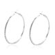 thumbnail image 1 of large shiny hoop earrings, 1 of 3
