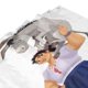 thumbnail image 4 of Cortina de ducha Encanto, cortina de ducha decorativa impermeable y lavable para baño, juego de decoración de accesorios de baño con 12 ganchos de plástico de 72 x 72 pulgadas, 4 of 8