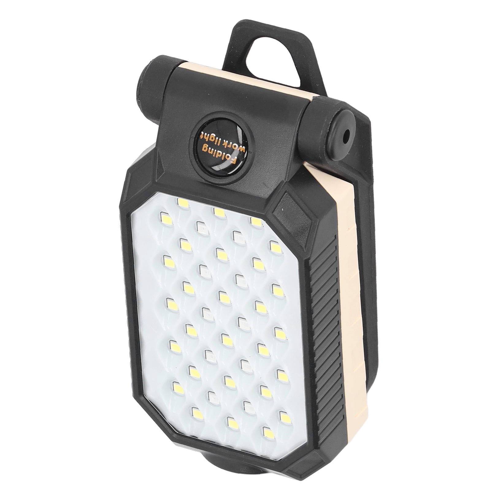 NFTIGB Rechargeable LED Flashlight COB Magnetic Work Light Adjustable Magnet Camping Lantern Portable Emergency Lamp with USB Cable Built-in 4400mAh Battery 4.7 inches / 12 cm Black