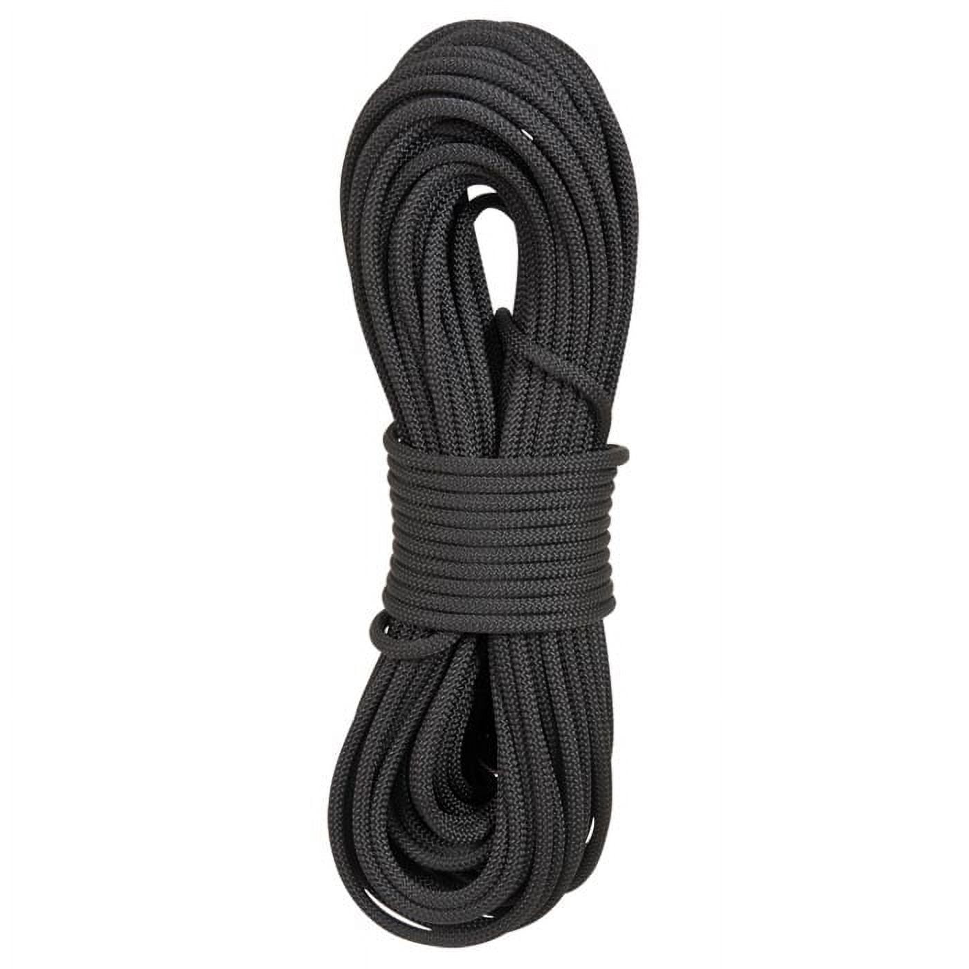 Teufelberger KMIII 1/2" x 150' Black Rope - High-Quality and Durable Climbing Rope