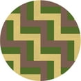 thumbnail image 1 of Ahgly Tapis d'Intérieur Lavable en Machine Carré Vert, 3 Pieds Carré, 1 of 7