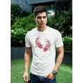 thumbnail image 2 of Two Red Japanese Carps Tee Men's -Image by Shutterstock, 2 of 4