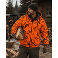 thumbnail image 4 of TrailCrest Adult Men’s Insulated & Waterproof Safety Tanker Jacket, 3X, Blaze Orange Camo, 4 of 8