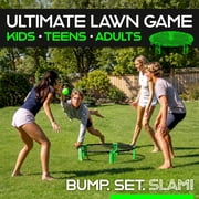 GoSports Slammo Outdoor Game Set - Beach Lawn Game Set - Includes 3 Balls, Carrying Case and Rules