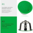 thumbnail image 5 of High-Quality Stainless Steel Reusable Coffee Pods, Easy Cleaning Precise Design Coffee Capsules with Spoon for Dolce Gusto, Eco-Friendly Unlimited Times Refill Compatible with Nespresso Machines, 5 of 5