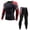 Red, variant on Wavsuf Sweatsuits 2pcs Sets Mens Jogger Set Long Motion Bodybuilding Ventilation Tight Shirt Sweatshirt and Sweatpants Red Size L