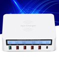 thumbnail image 3 of Station de Recharge USB pour Plusieurs Appareils à 6 Ports, Concentrateur de Charge Rapide USB pour Téléphone Cellulaire et Tablette, Prend en Charge Plusieurs Appareils, 3 of 7