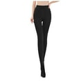 thumbnail image 3 of Casual Pants for Womens Fashion Brushed Stretch Fleece Lined Thick Tights Warm Winter Warm Leggings Pantyhose, 3 of 7