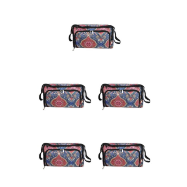 Matsuzay Bolsa de almacenamiento de hilo, bolsas de hombro de gran capacidad para tejer, bolsa cuadrada de tela Oxford, ganchos de lana de hilo, Type2 NO2