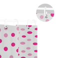 thumbnail image 5 of Yayeee Shower Curtain with Hooks 72"x72" Waterproof Fabric Bathroom Hanging Decor, Purple Polka Dots, 5 of 5