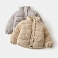 thumbnail image 4 of Otqutp Baby Boys Winter Coats, Thick Corduroy Stripes Stand Up Collar Cotton Outwear Kids Toddlers Winter Warm Jacket Outerwear for 1-7 Years(Grey,18-24 Months), 4 of 4
