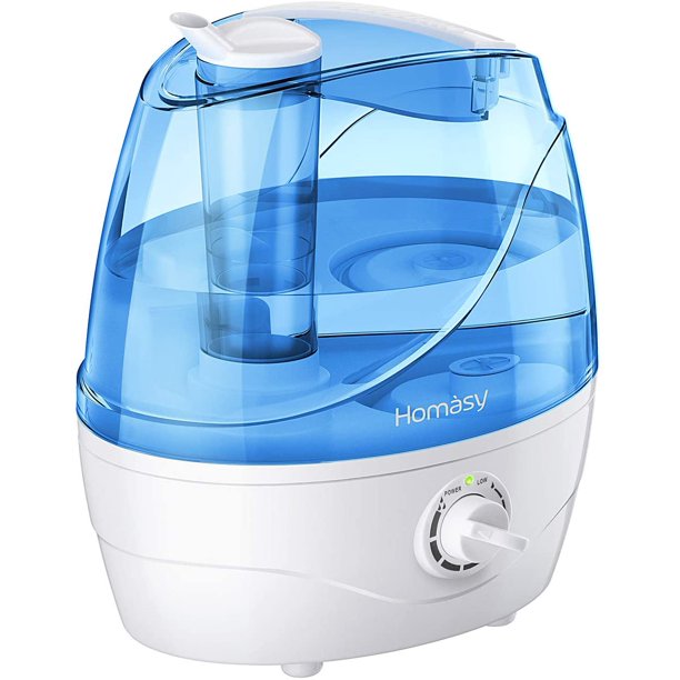 Homasy Cool Mist Humidifiers, 2.2L Quiet Ultrasonic Humidifiers for
