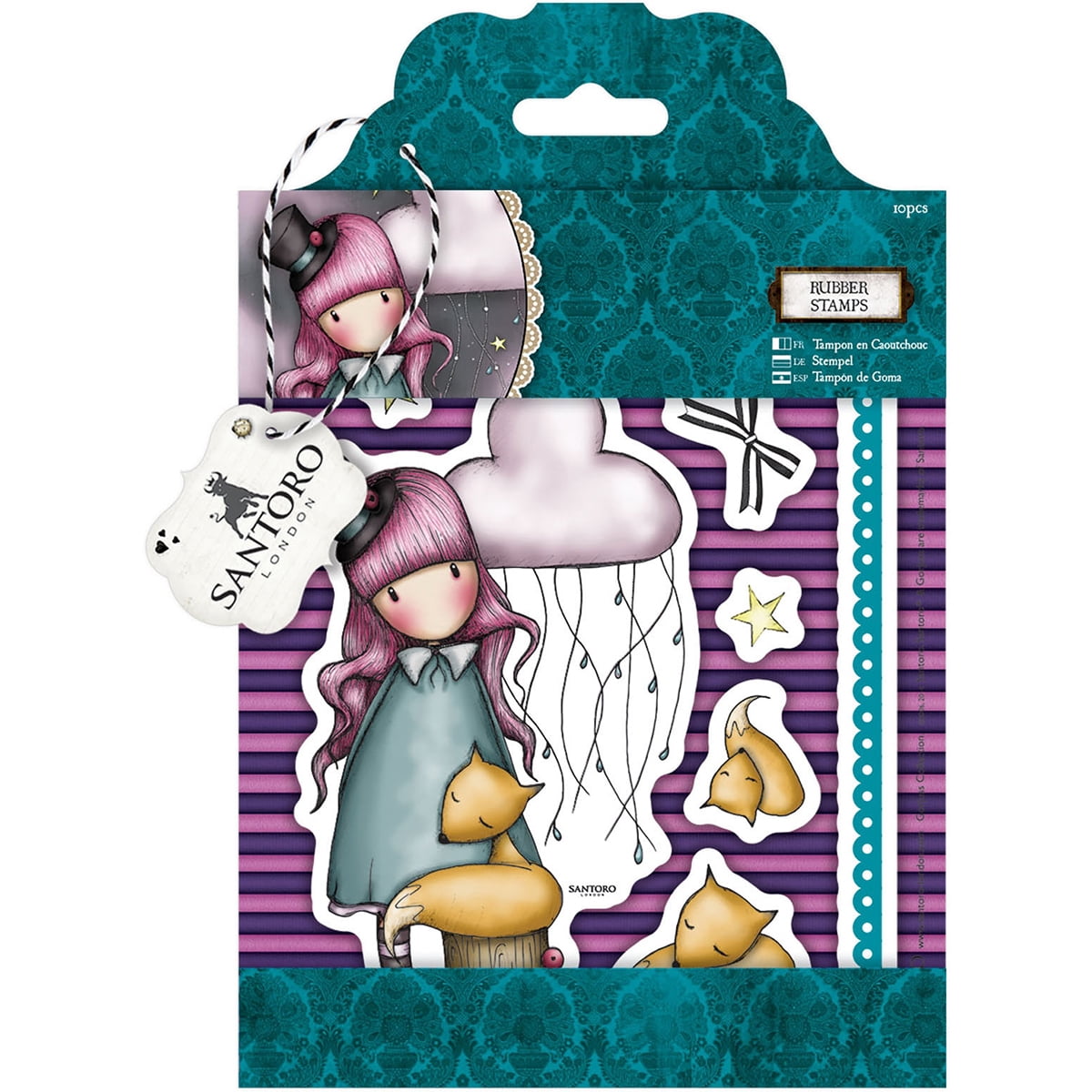 Gorjuss Santoro Rubber Stamp