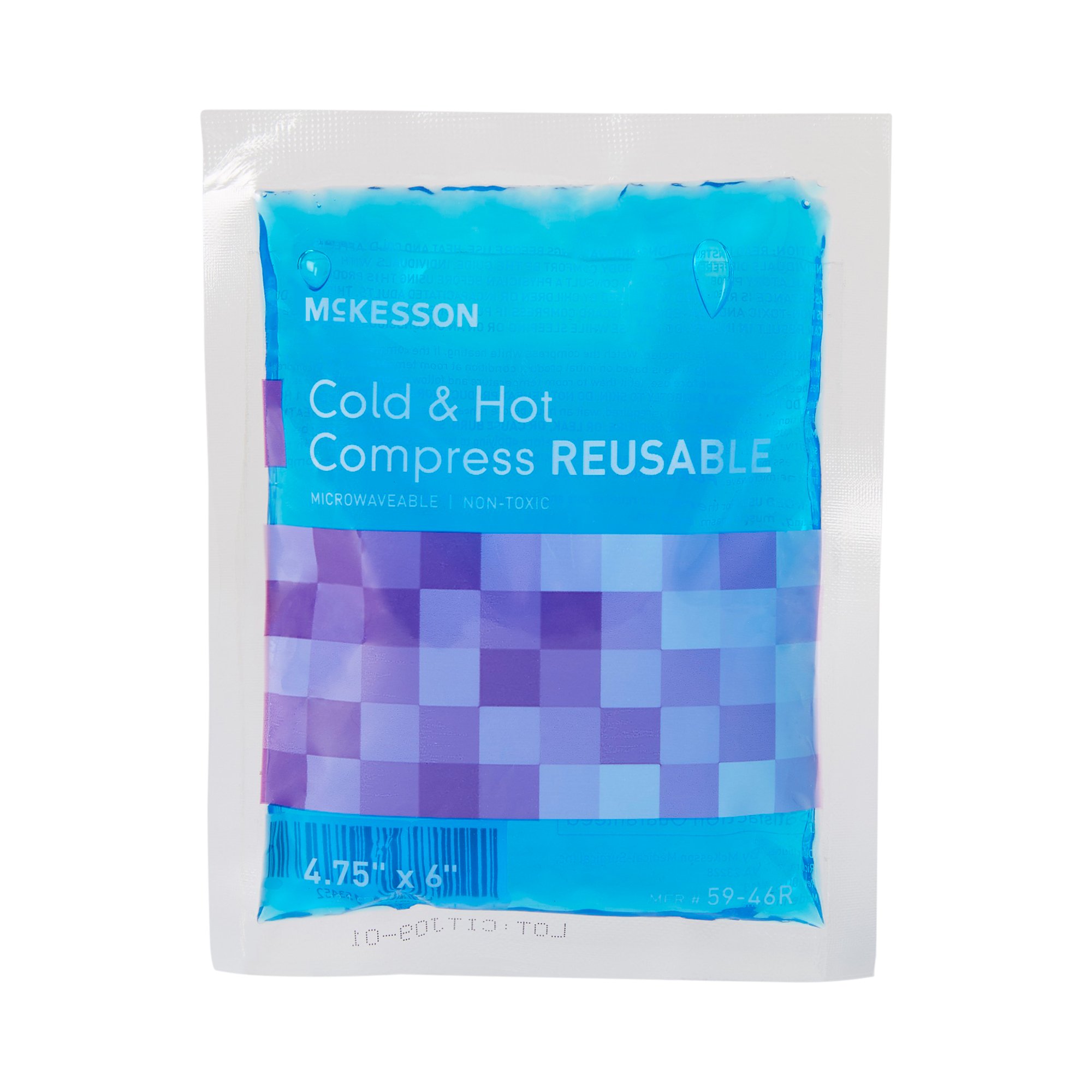McKesson Reusable Gel 4-3/4 X 6 Inch Hot / Cold Pack 59-46R 24 per Case