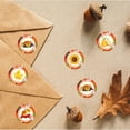 thumbnail image 5 of Autumn Theme Thanksgiving Stickers;5 Inch Round Label Decorations;Reusable Fall Season Party Favor Stickers;Versatile Holiday/Party Decoration Labels, 5 of 5