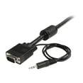 thumbnail image 2 of StarTech.com MXTHQMM30A 30 ft. Coax High Resolution Monitor VGA Cable with Audio, 2 of 2