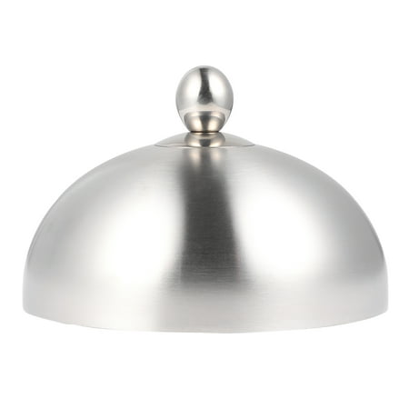 

1pc Stainless Steel Steak Cover Dome Dish Lid Anti Oil Splashing Food Cover