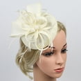 thumbnail image 1 of Sombrero de fiesta perfecl tocado de plumas Nupciales, 1 of 7